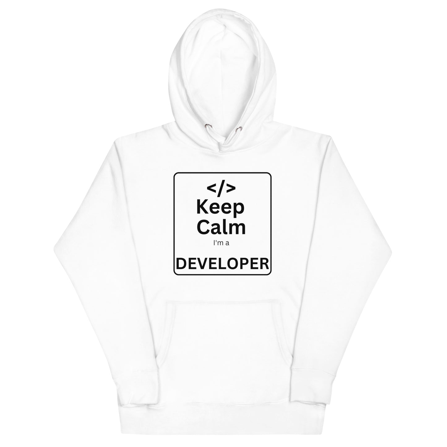 Developer Keep Calm Hoodie - Light