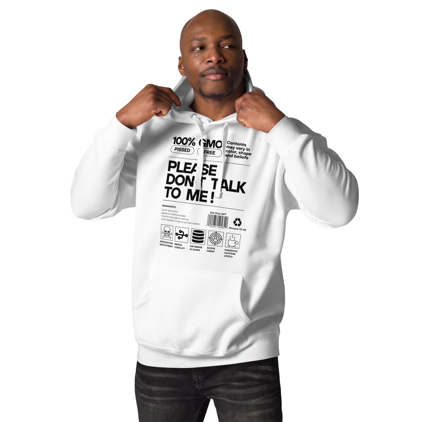 Don't Talk to Me Hoodie - Light