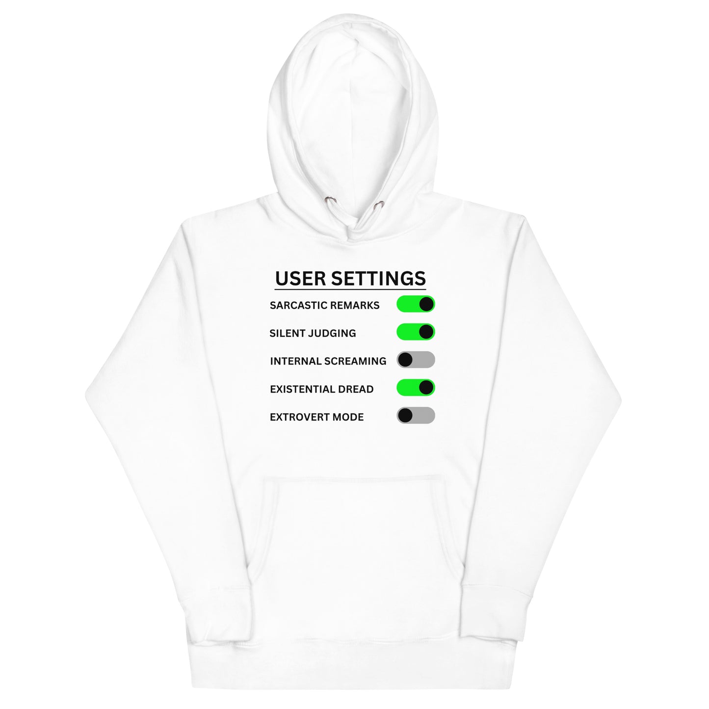 User Settings Hoodie - Light