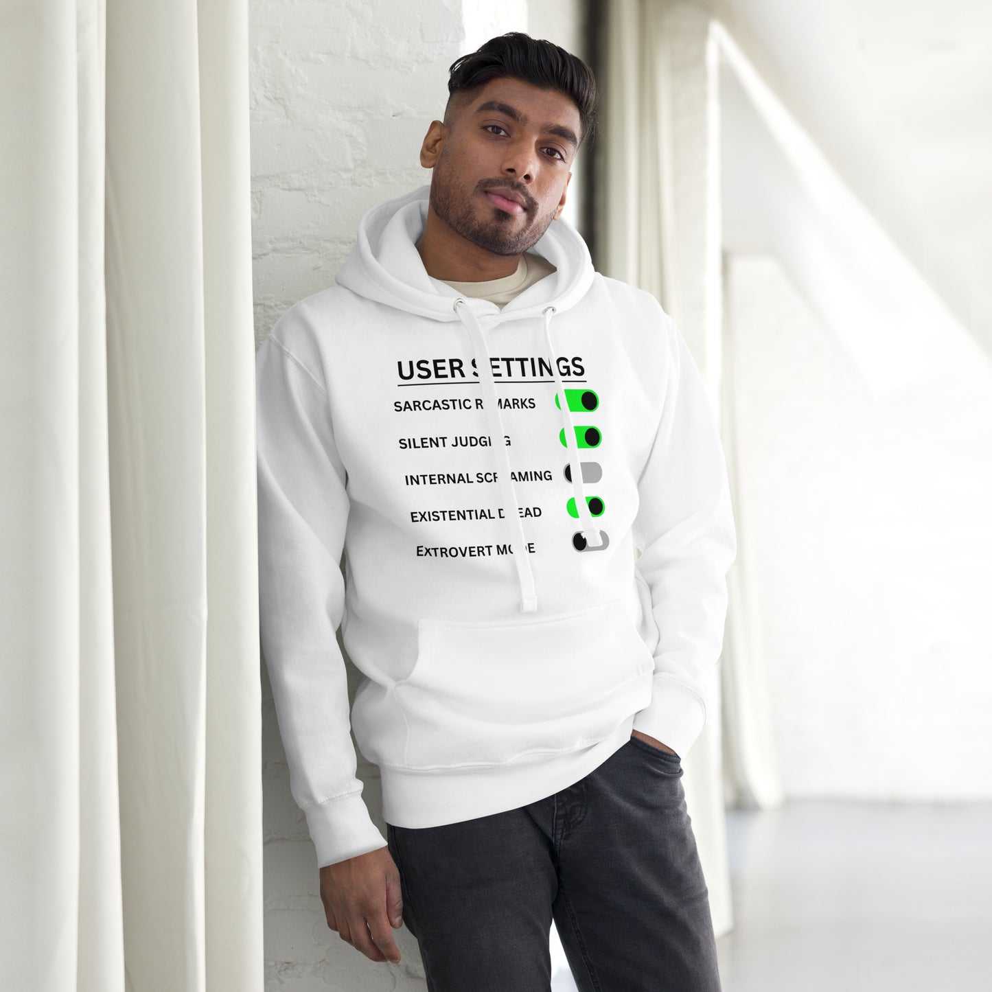 User Settings Hoodie - Light