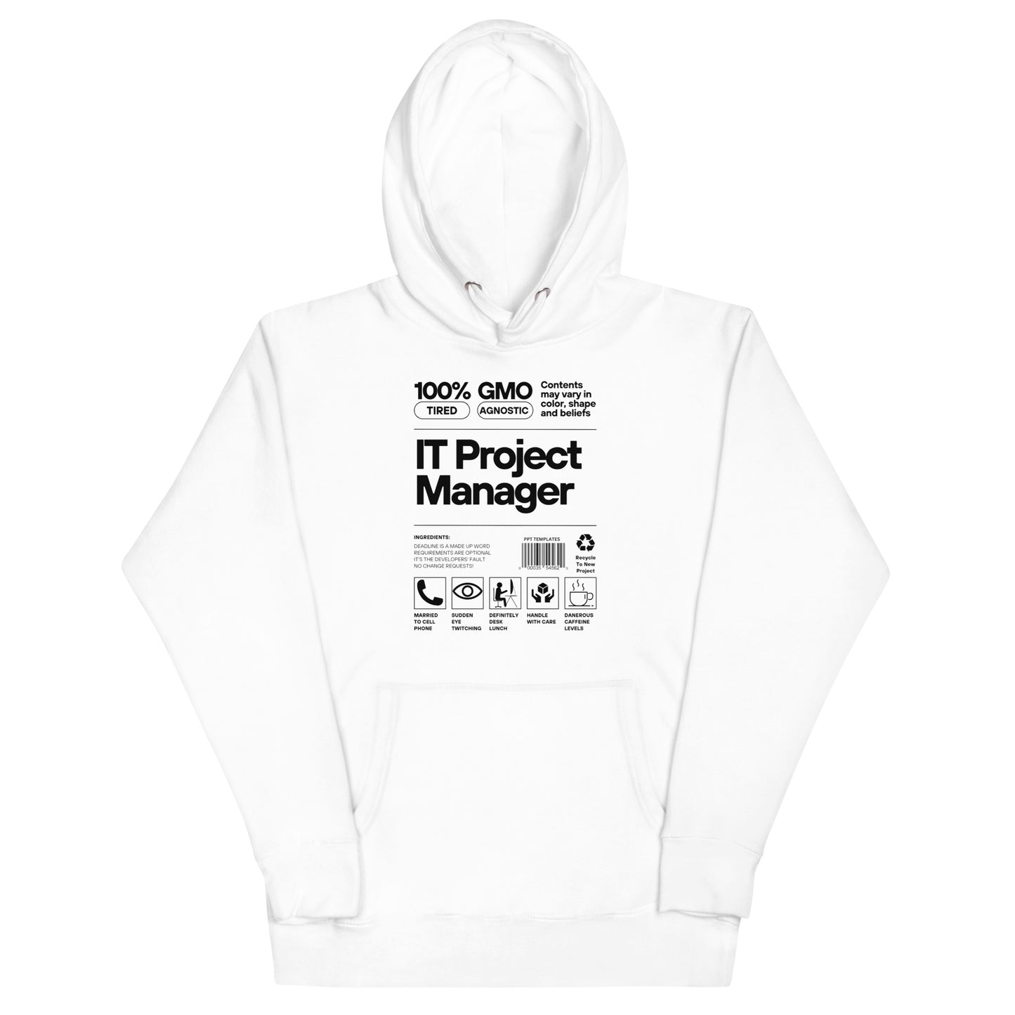 Project Manager Label Hoodie - Light