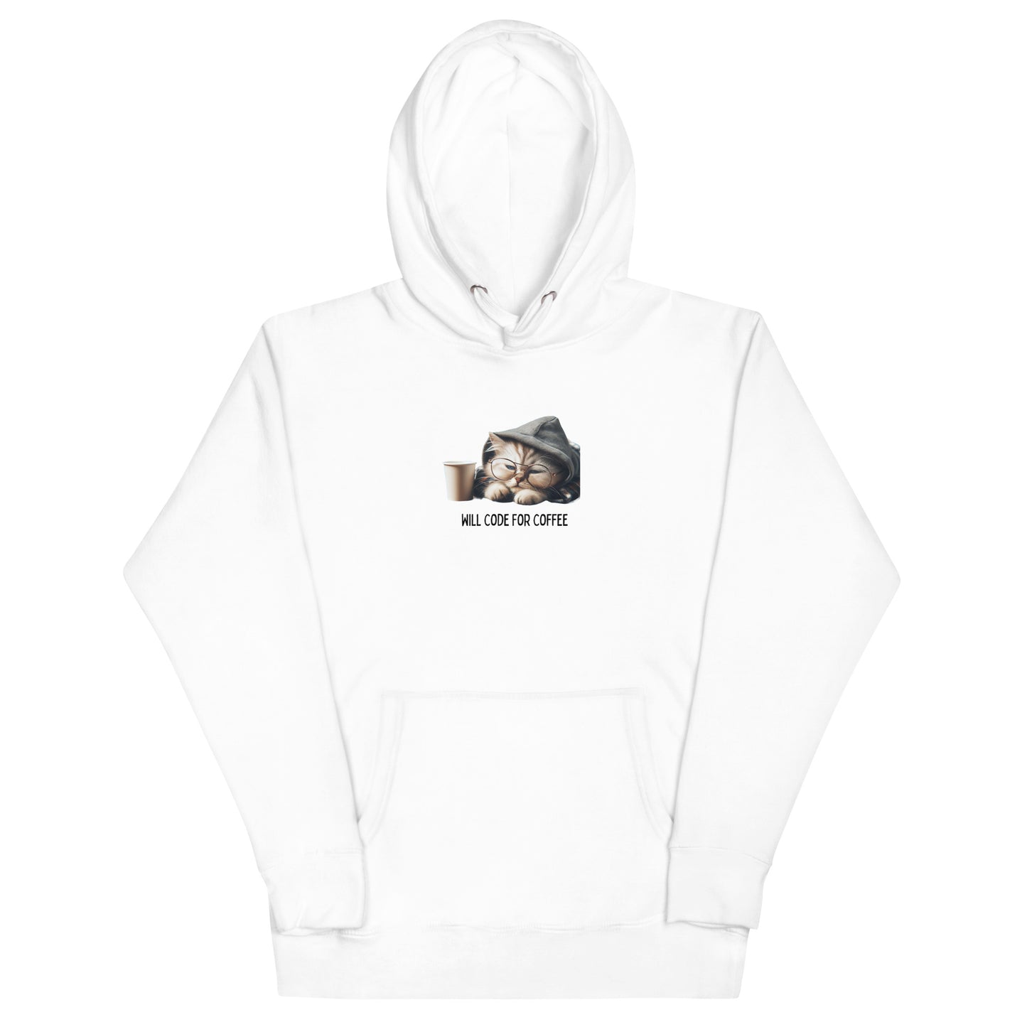 Sleepy Developer Kitty Hoodie