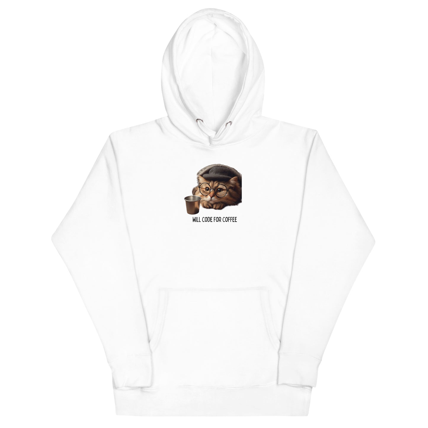 Kitty in Glasses Developer Hoodie