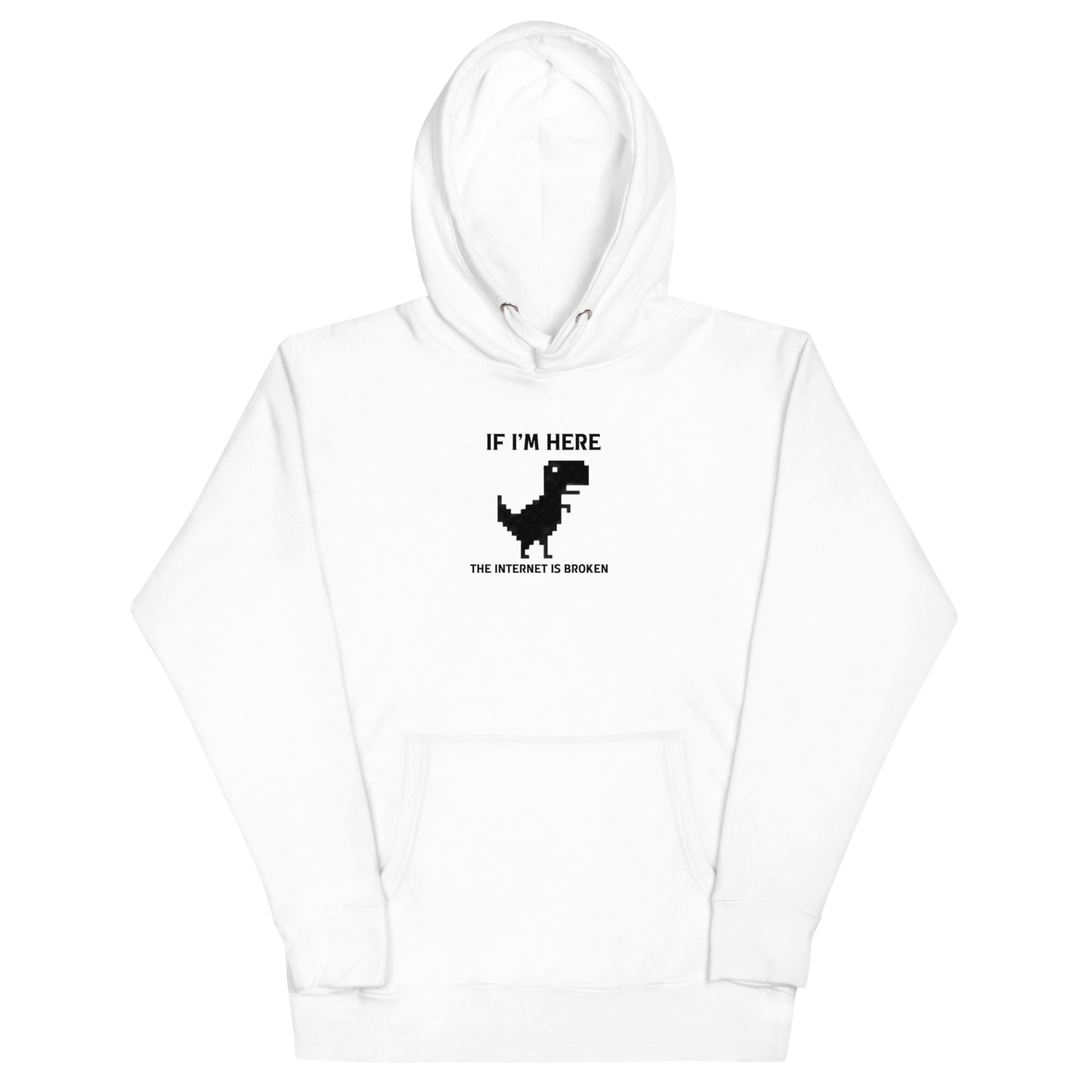 Classic Page Not Found Dino Hoodie