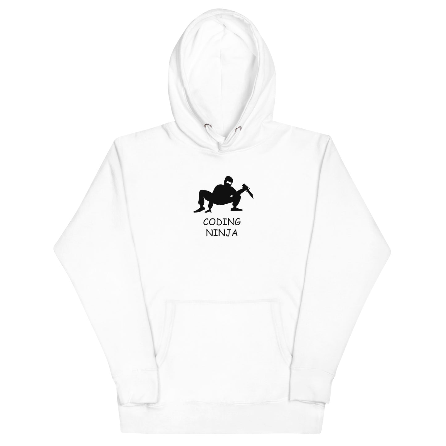 Crouching Coding Ninja Hoodie