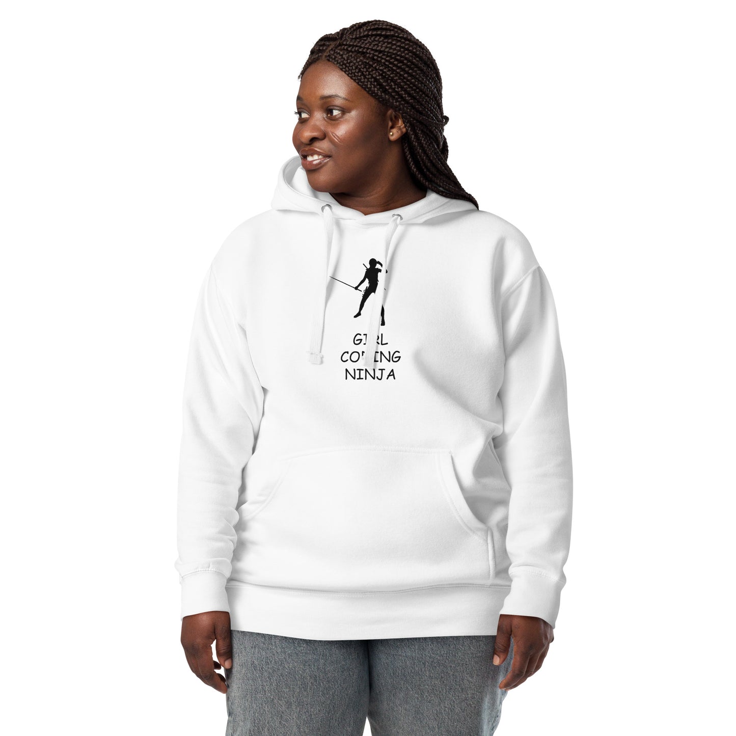 Girl Coding Ninja Hoodie