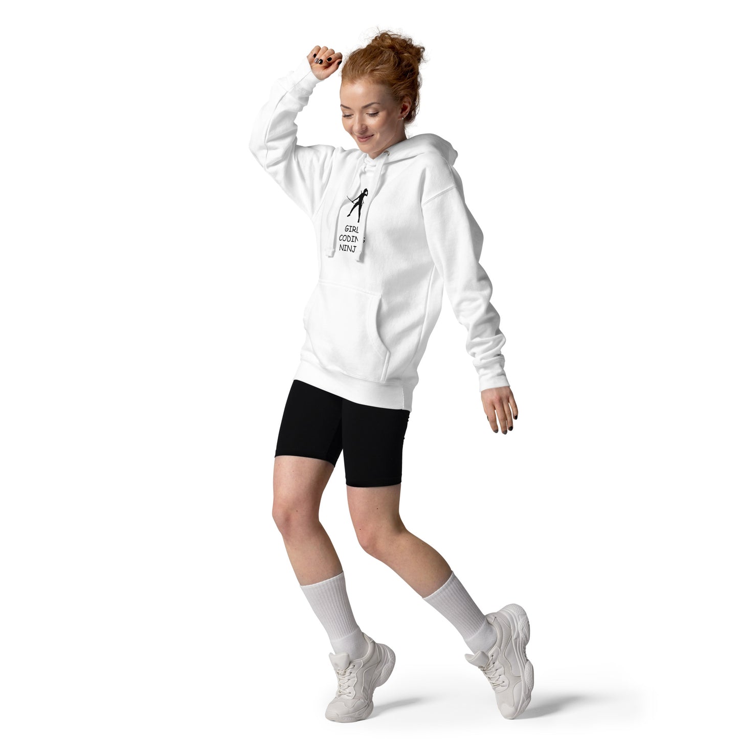 Girl Coding Ninja Hoodie