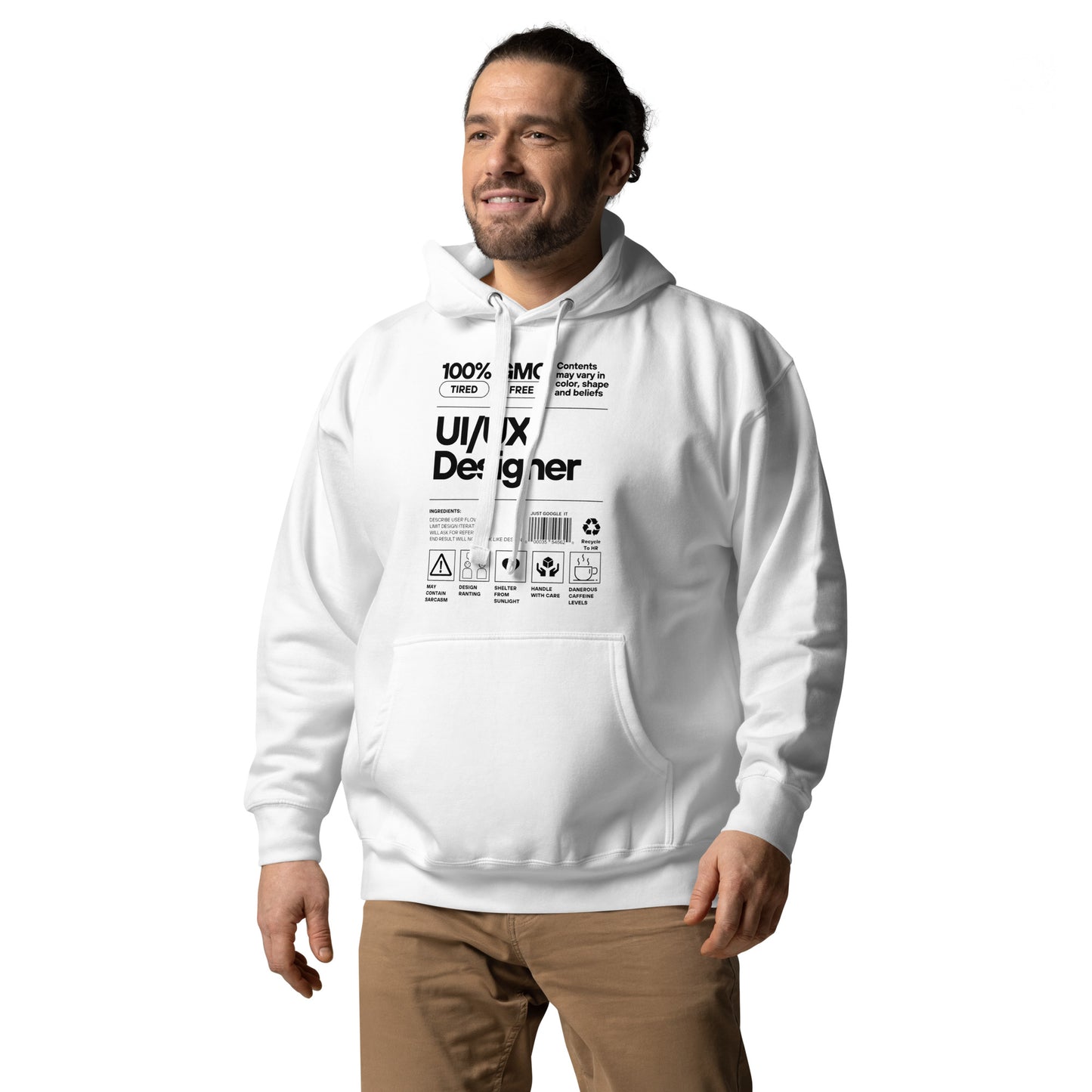 UI/UX Designer Label Hoodie - Light