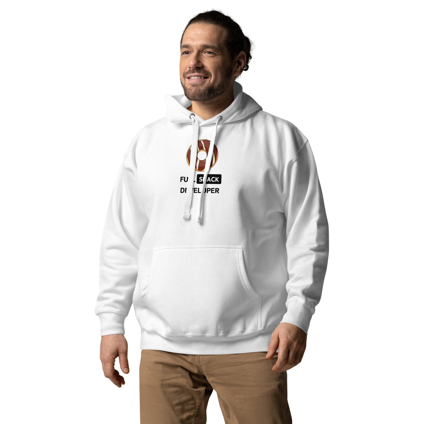 Doughnut Full Snack Developer Hoodie - Light