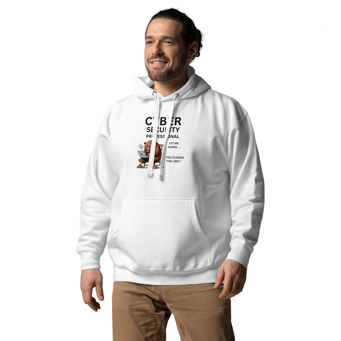 Super Angry Cyber Security Bear Hoodie