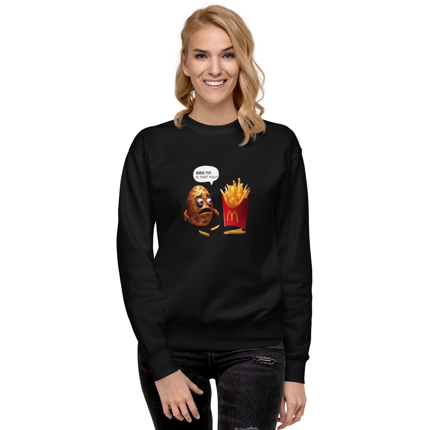 Fried Potato Sweatshirt - Dark