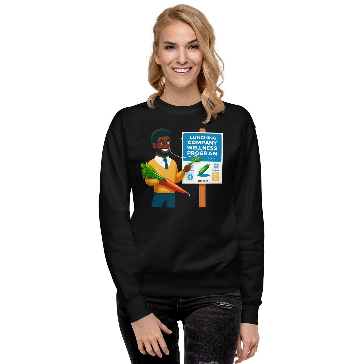 Company Wellness Program Sweatshirt - Dark