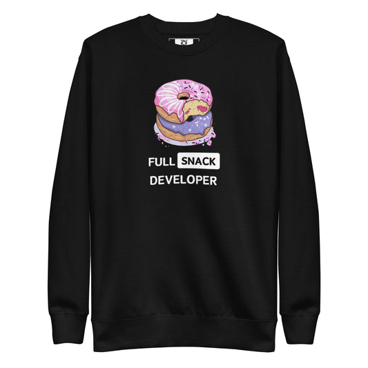 Full Snack Developer Sweatshirt - Dark