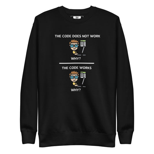 Code Does Not Work Sweatshirt - Dark