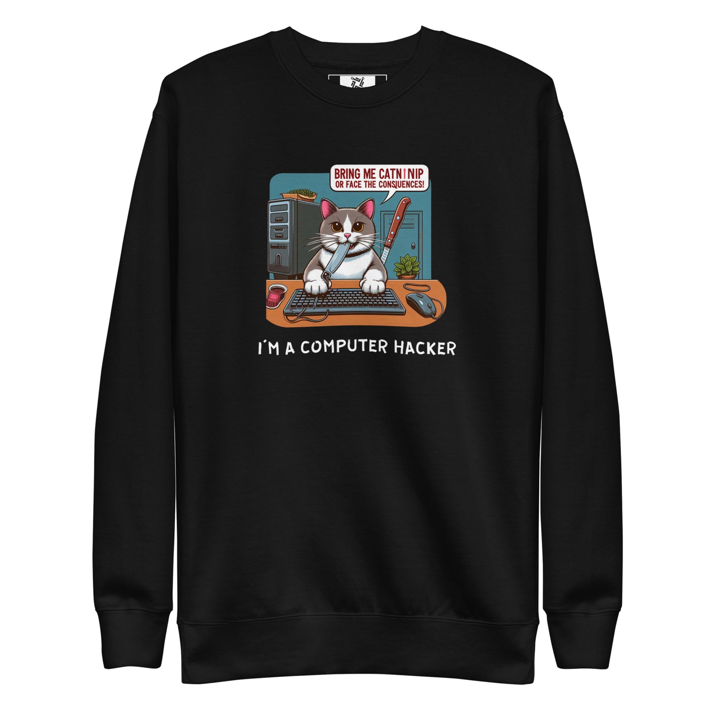 Catnip Kitty Sweatshirt - Dark