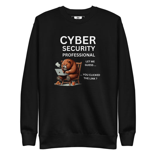 Super Angry Cyber Bear Sweatshirt - Dark