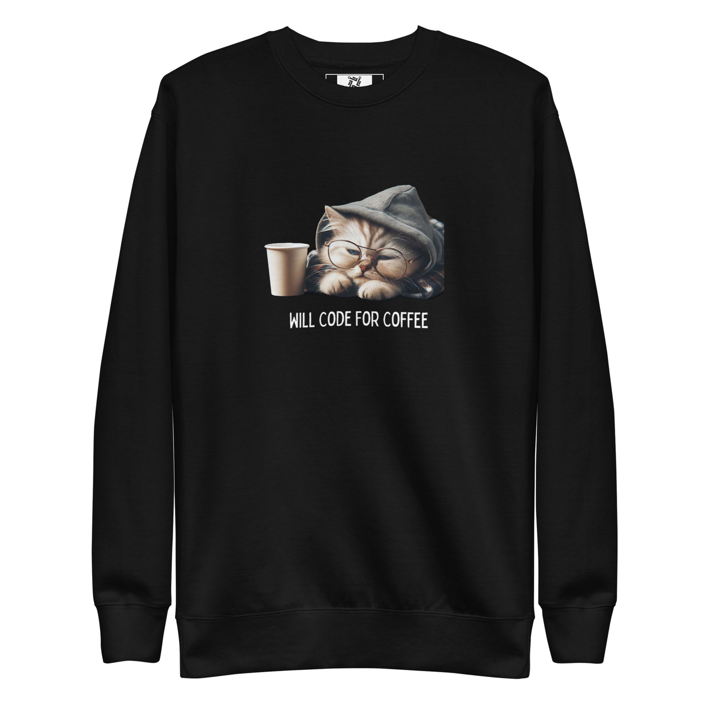 Sleepy Developer Kitty Sweatshirt