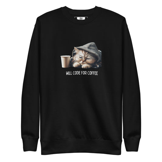 Sleepy Developer Kitty Sweatshirt