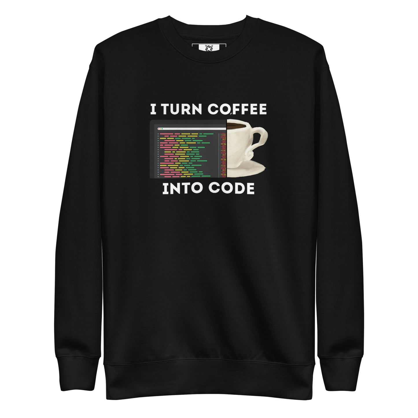 Coffee into Code Sweatshirt - Dark