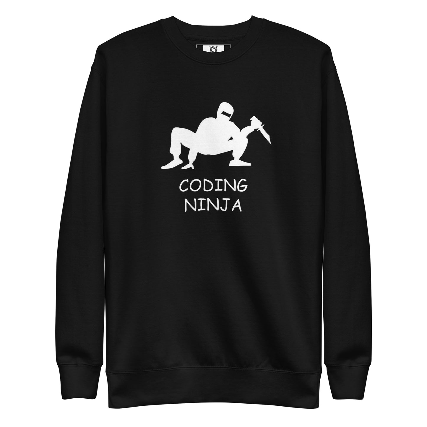 Crouching Ninja Sweatshirt - Dark