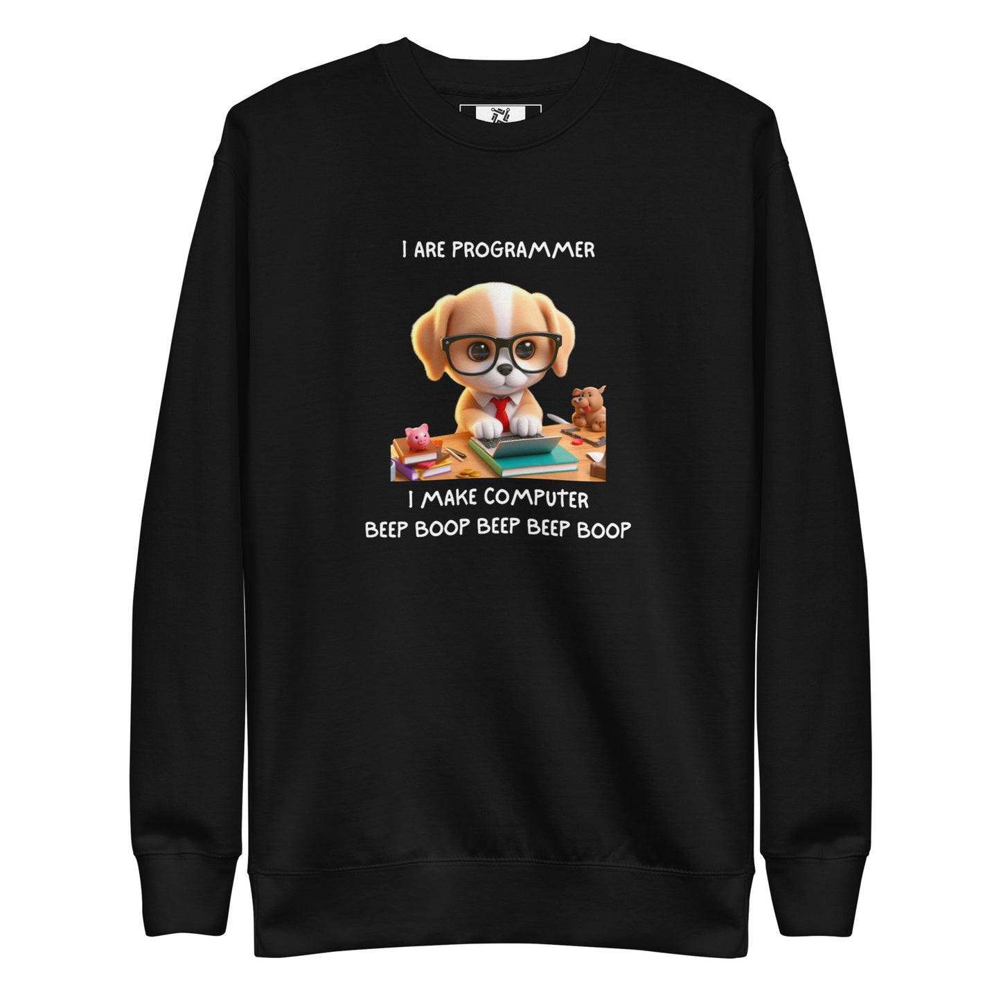 Programmer Puppy Sweatshirt - Dark