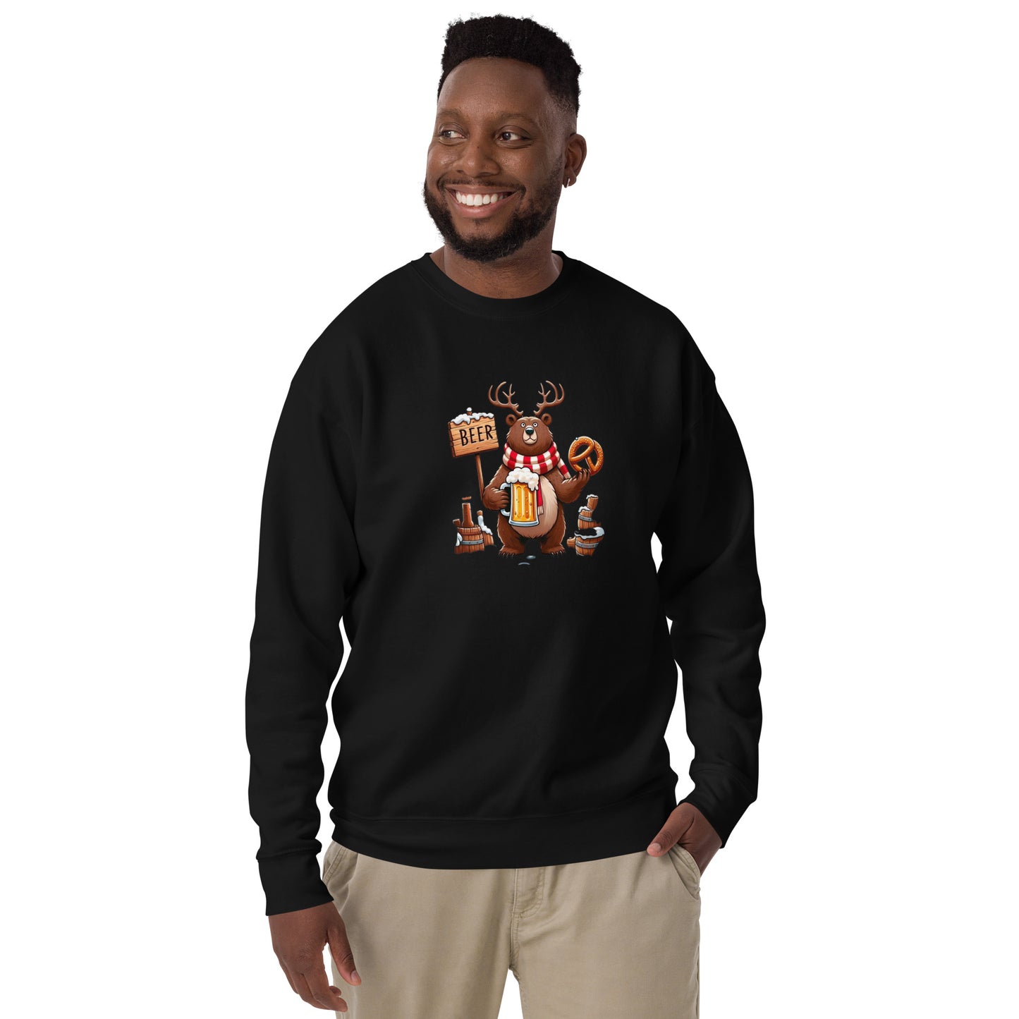 Holiday Bear Sweatshirt - Dark