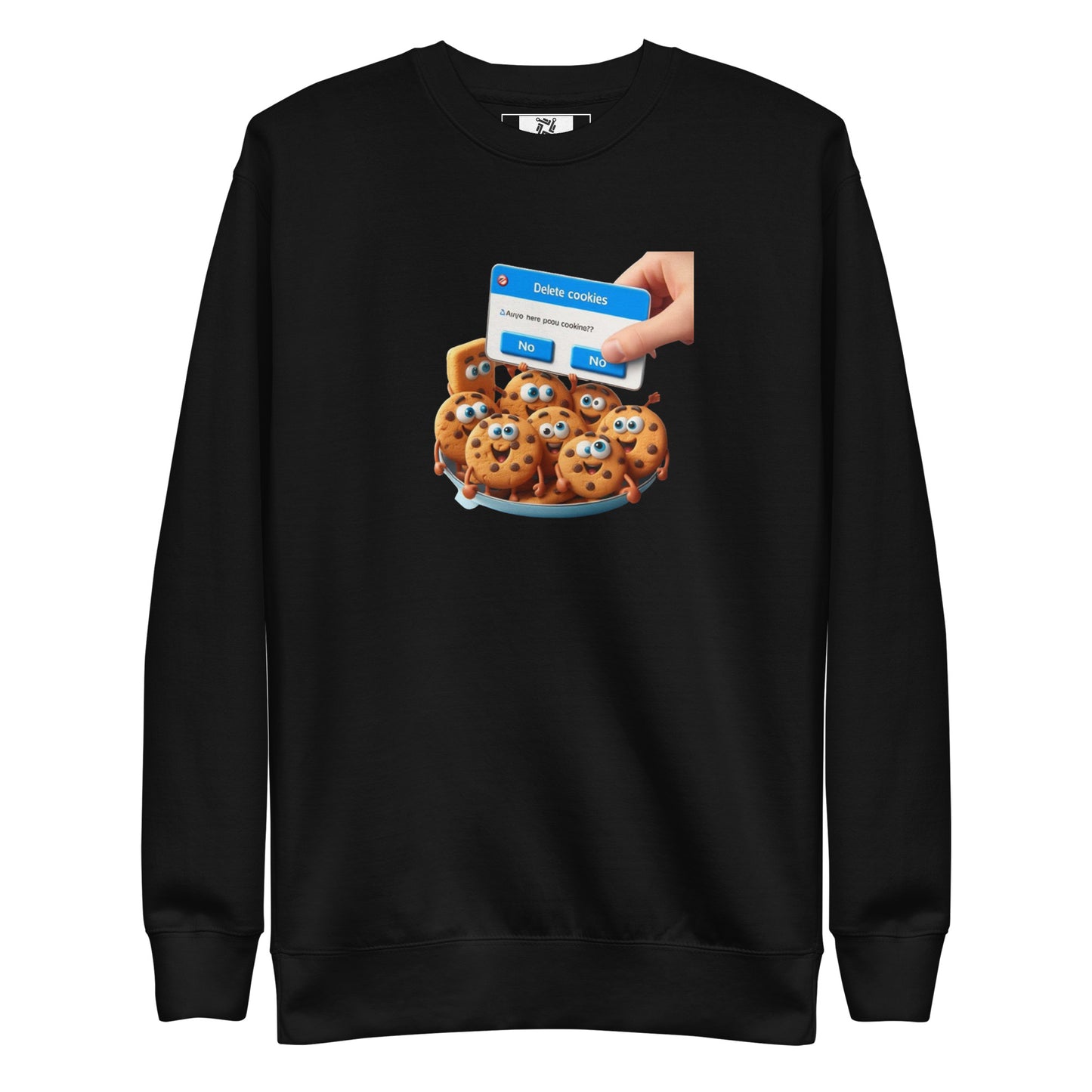 Delete Cookies Sweatshirt - Dark