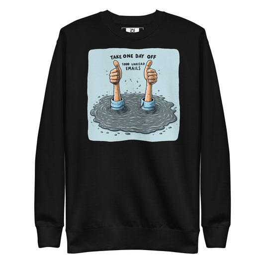 Take a Day Off Sweatshirt - Dark