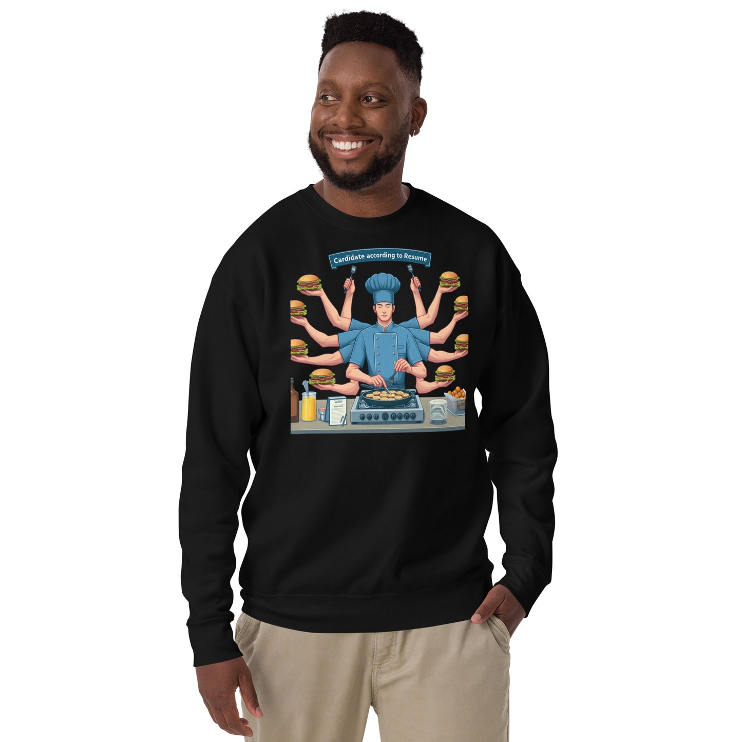 Candidate According to CV Sweatshirt - Dark