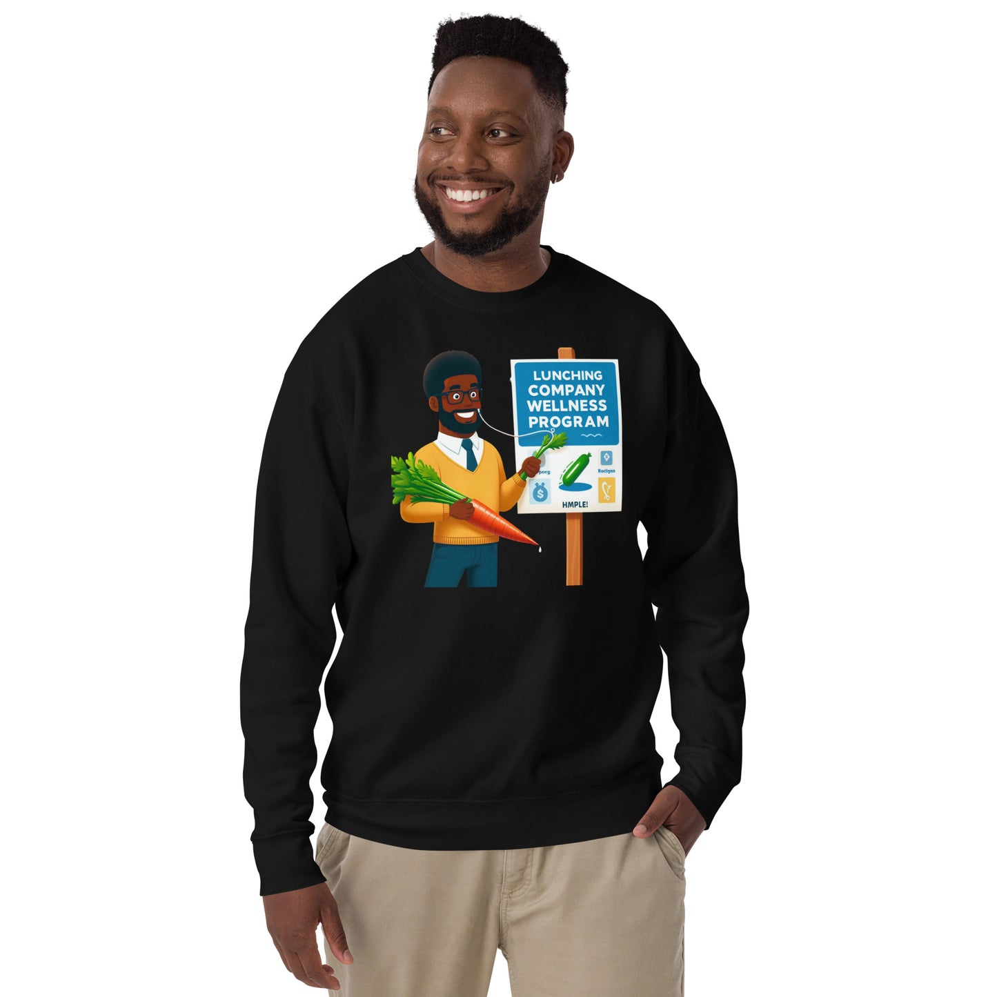 Company Wellness Program Sweatshirt - Dark