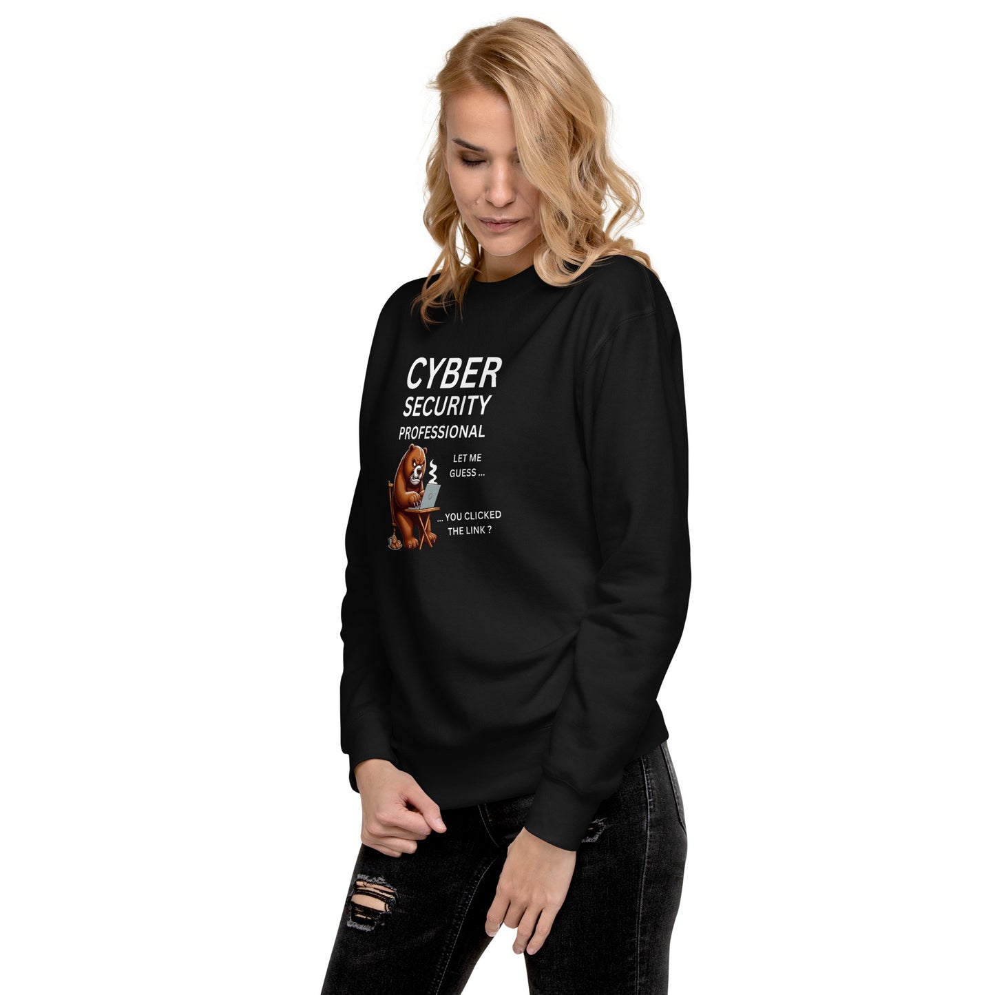 Cyber Bear Sweatshirt - Dark