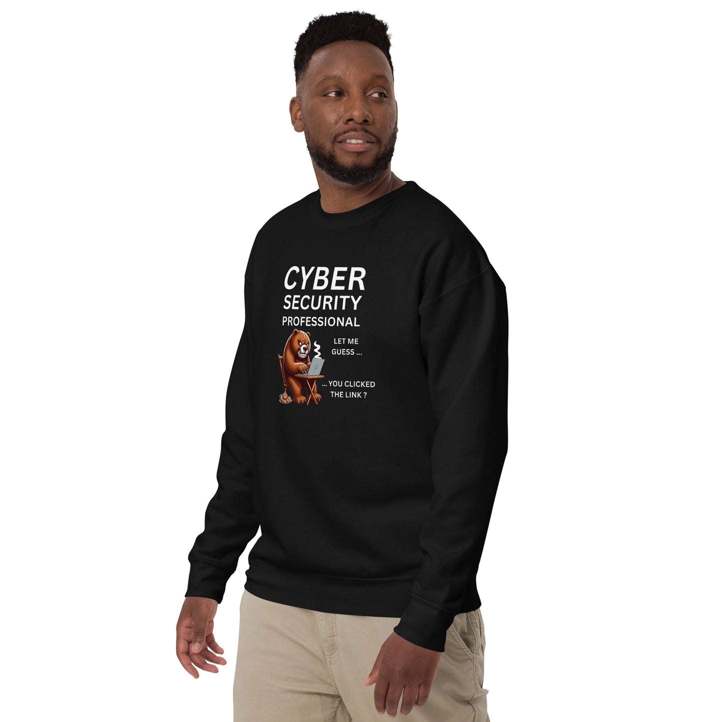 Cyber Bear Sweatshirt - Dark