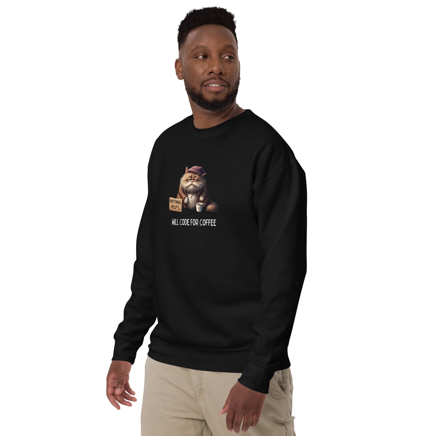 Homeless Kitty Developer Sweatshirt - Dark