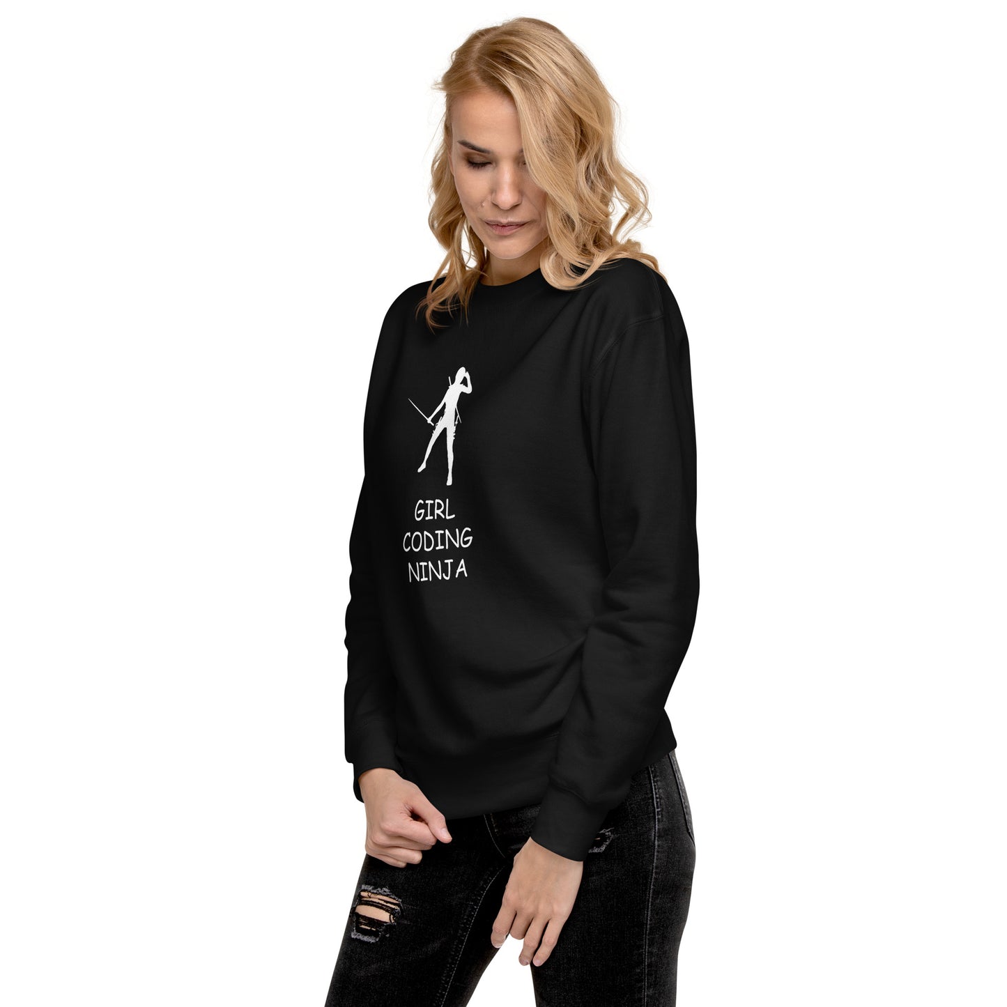 Coding Girl Sweatshirt - Dark