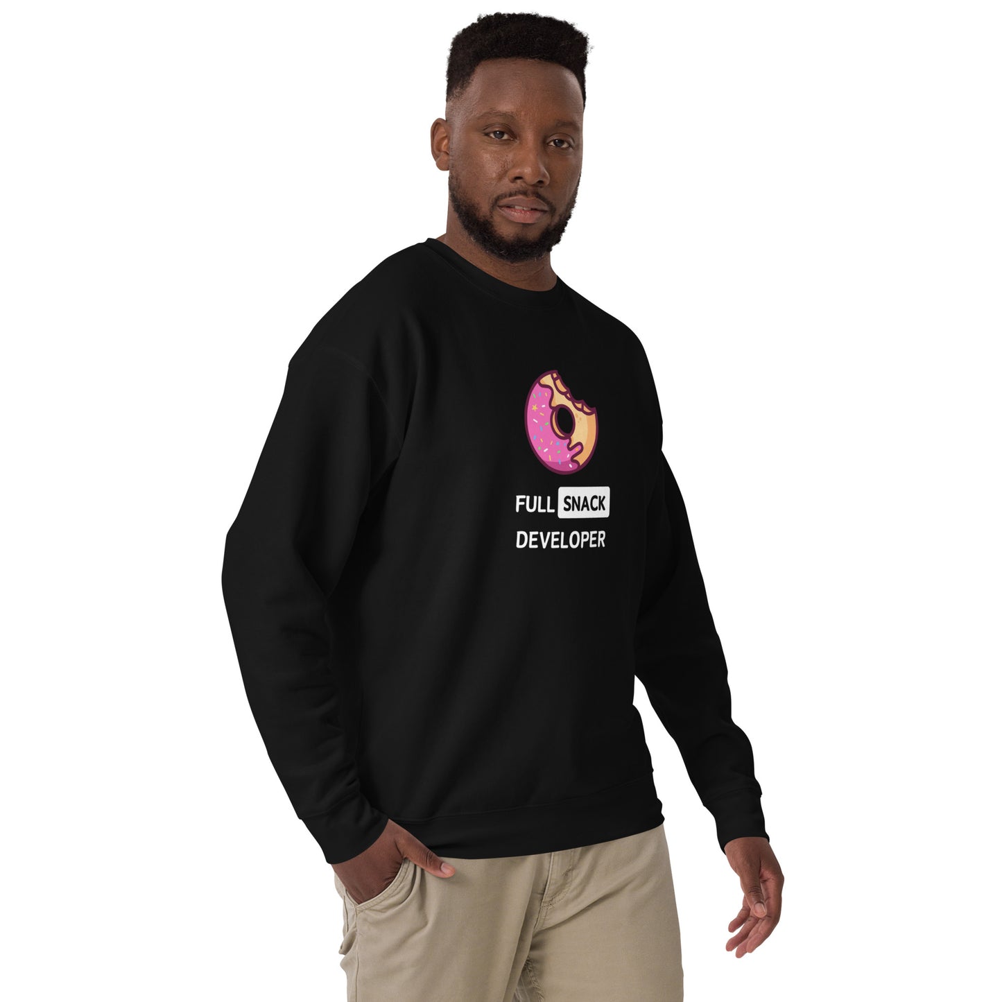 Bit Doughnut Developer Sweatshirt - Dark