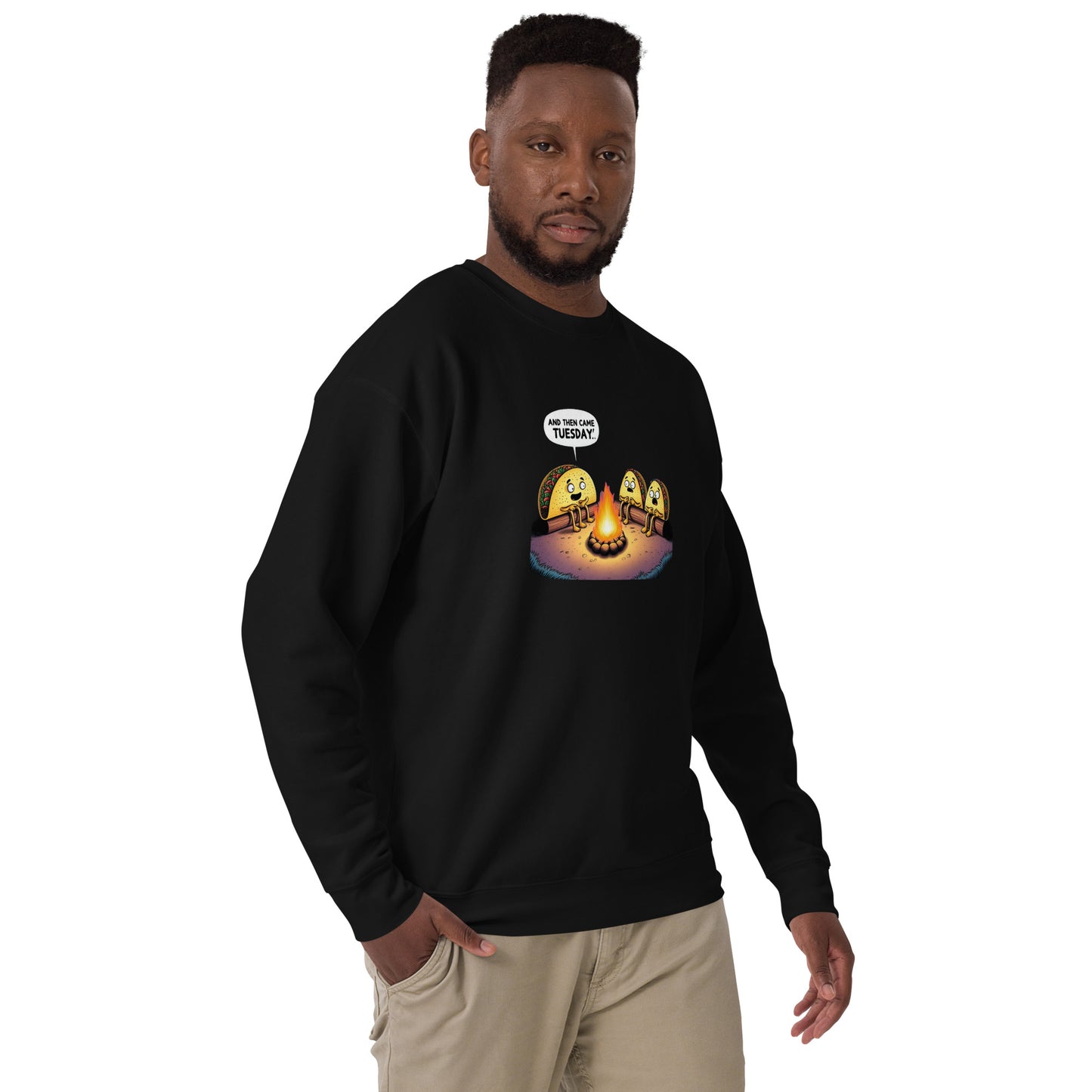 Scared Tacos Sweatshirt - Dark