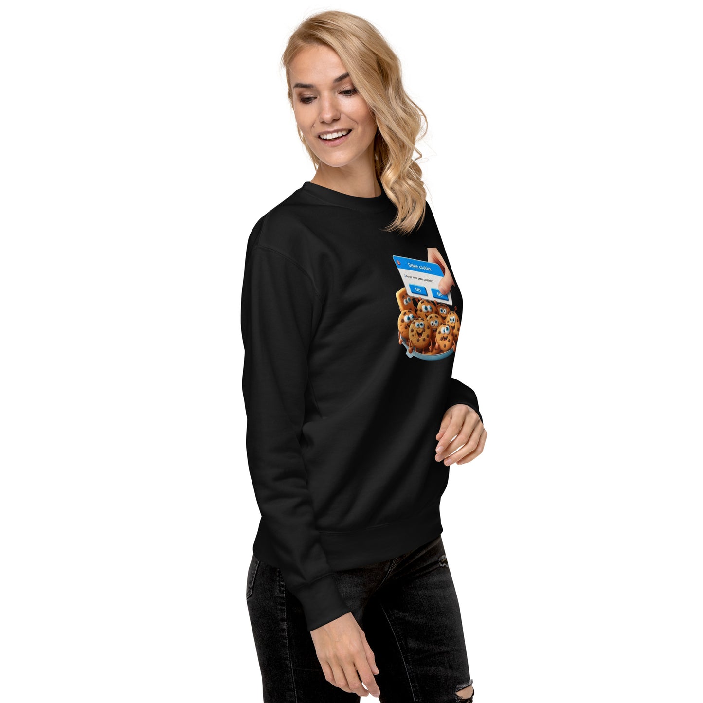 Delete Cookies Sweatshirt - Dark