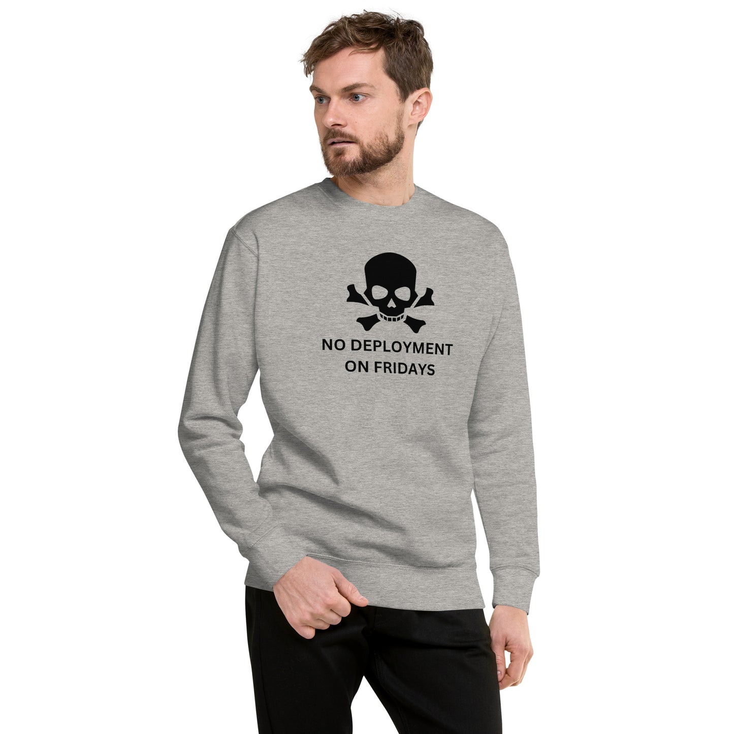 No Friday Deployment Premium Sweatshirt - Light