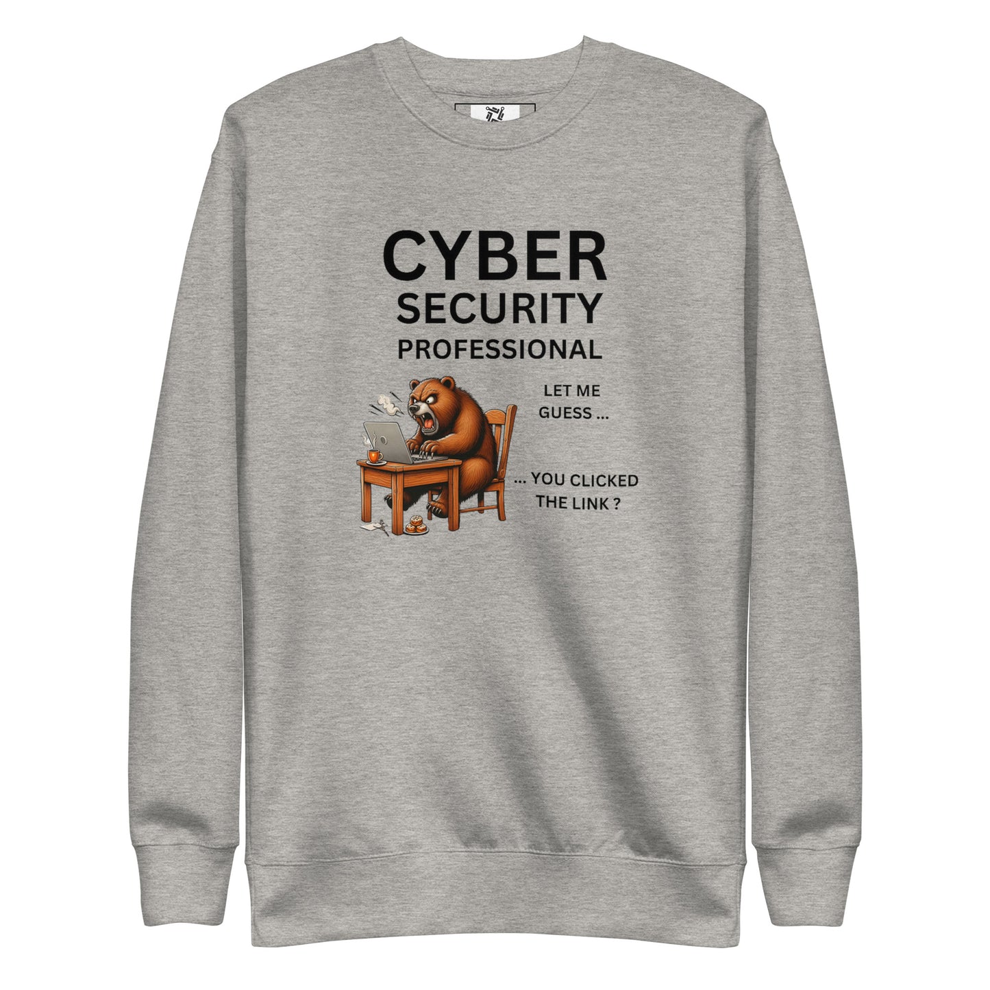 Angry Cyber Bear Sweatshirt - Light
