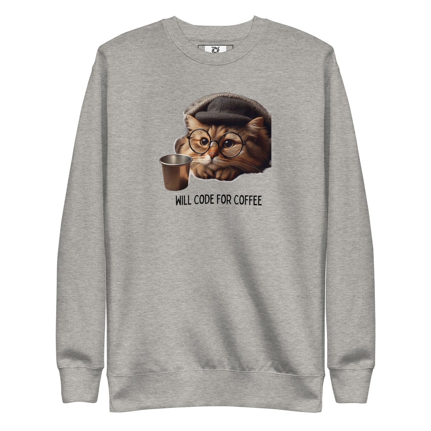 Glasses Developer Kitty Sweatshirt