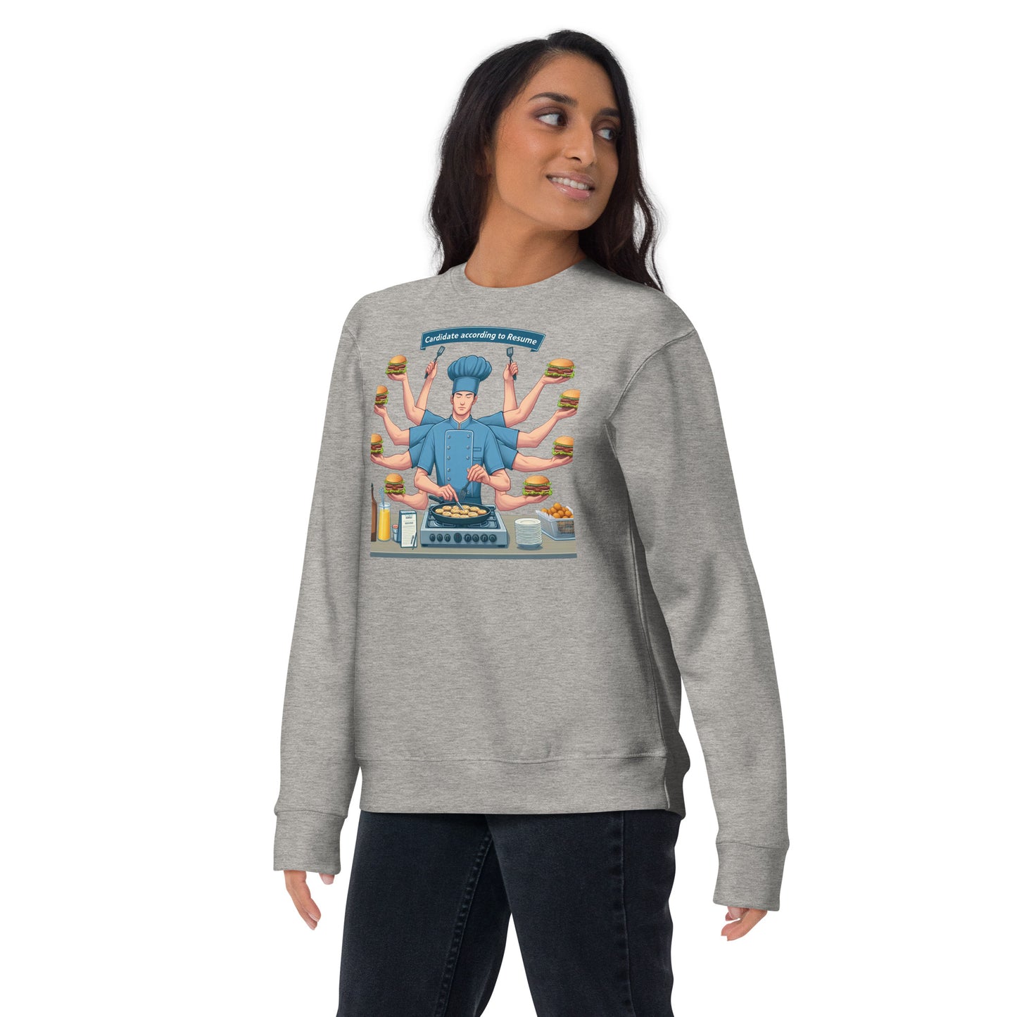 Candidate According to CV Sweatshirt