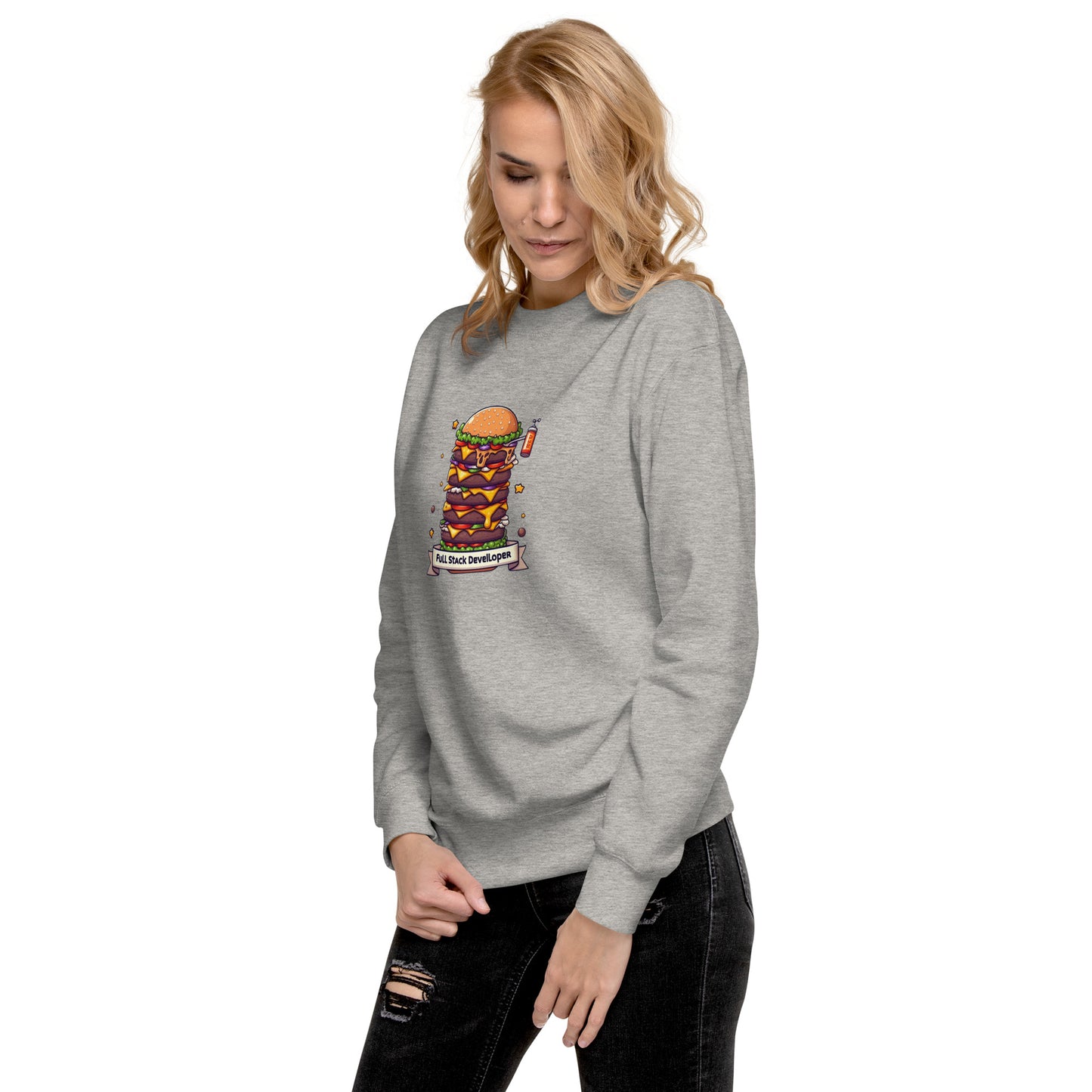 Burgers Full Stacker Sweatshirt