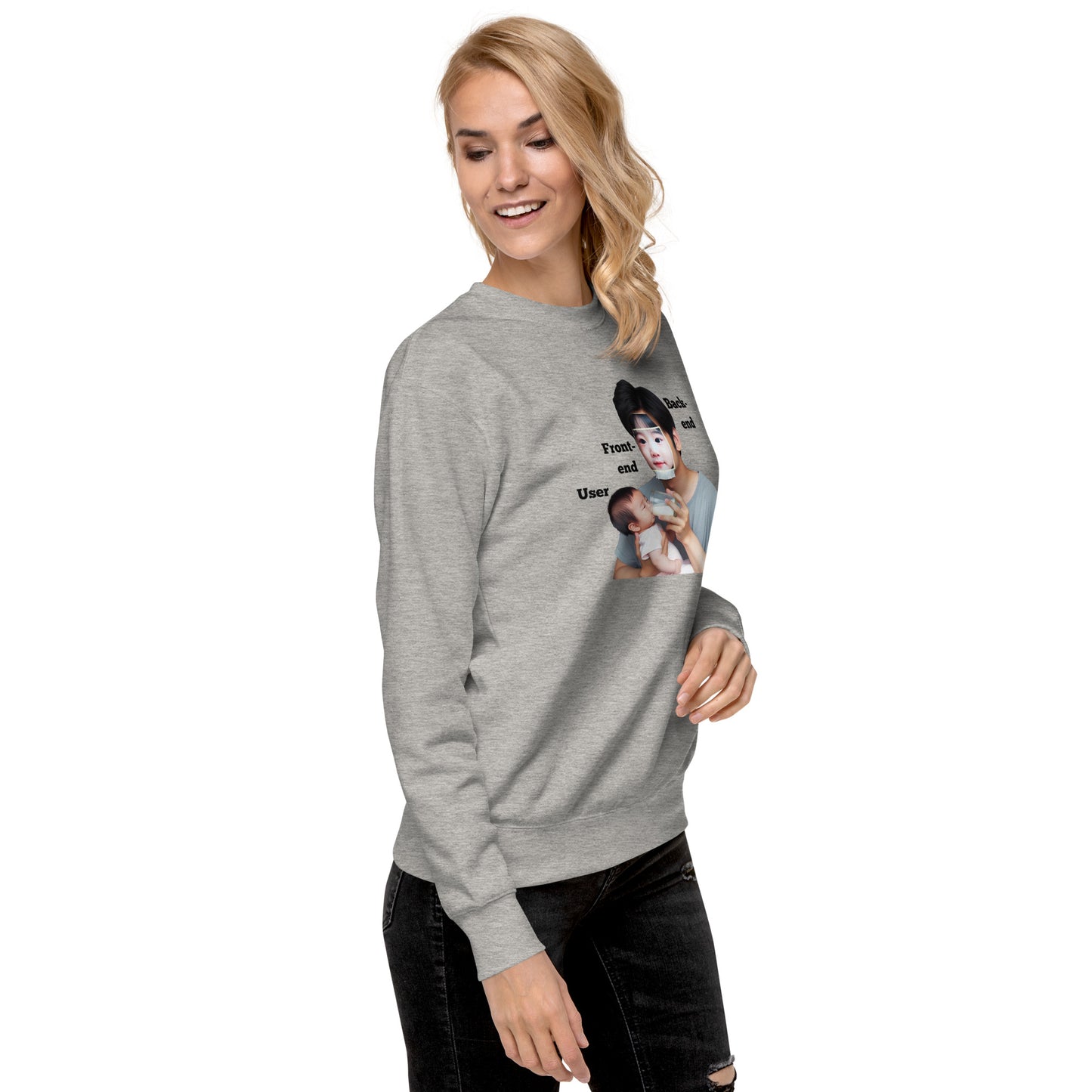 Front & Back End Sweatshirt