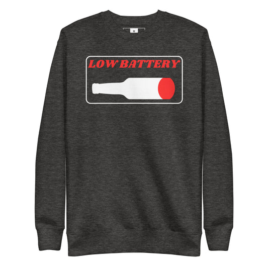 Low Battery Premium Sweatshirt