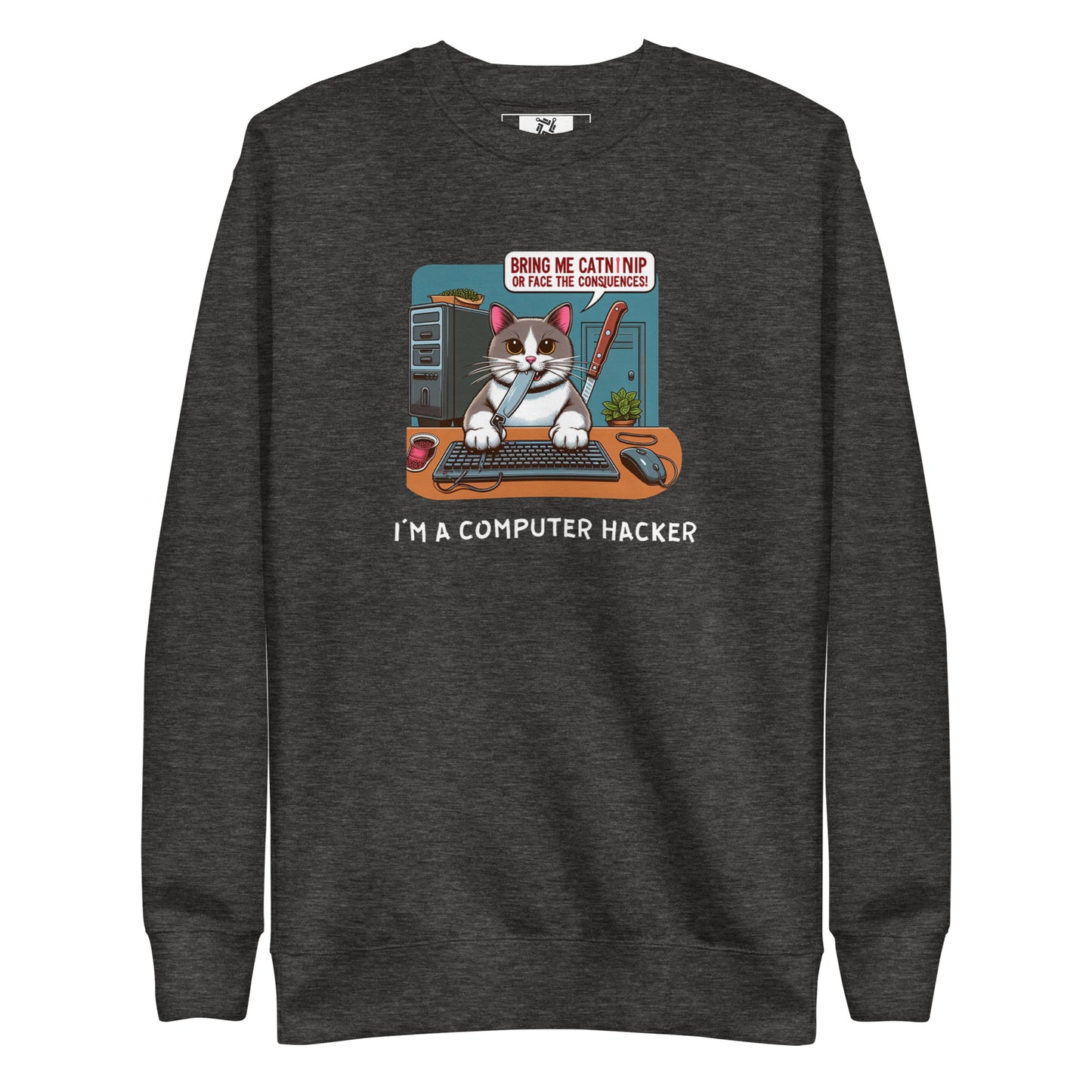 Catnip Kitty Sweatshirt - Dark