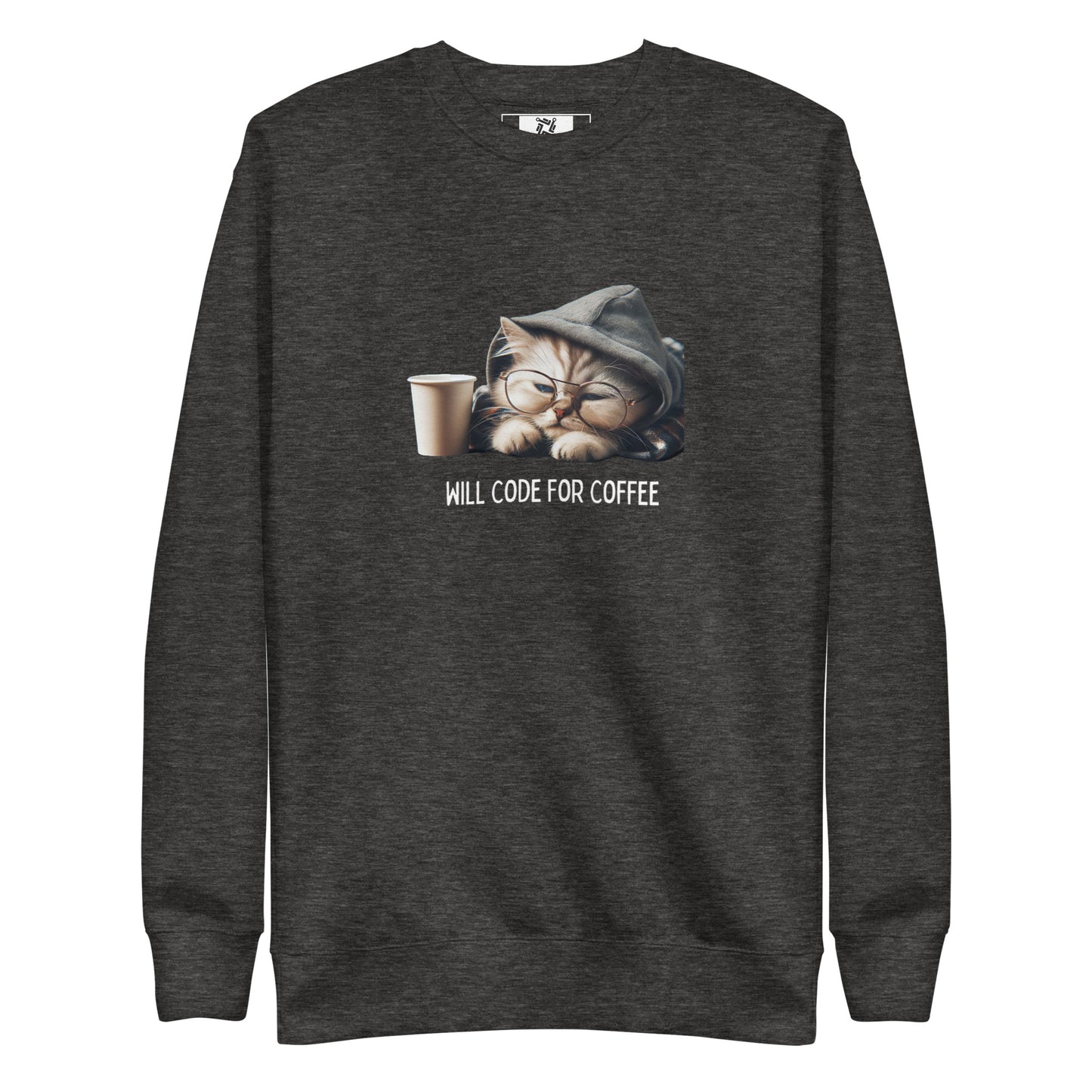 Sleepy Developer Kitty Sweatshirt