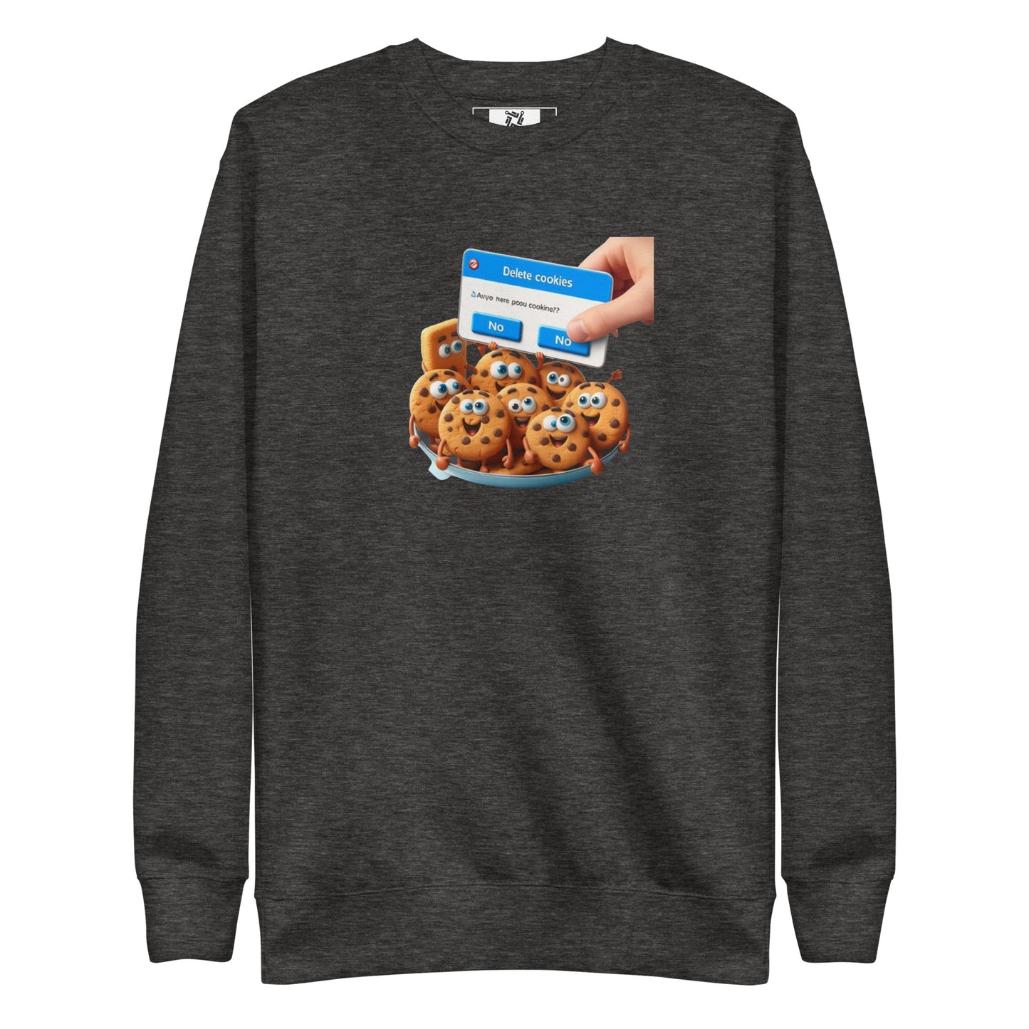 Delete Cookies Sweatshirt - Dark