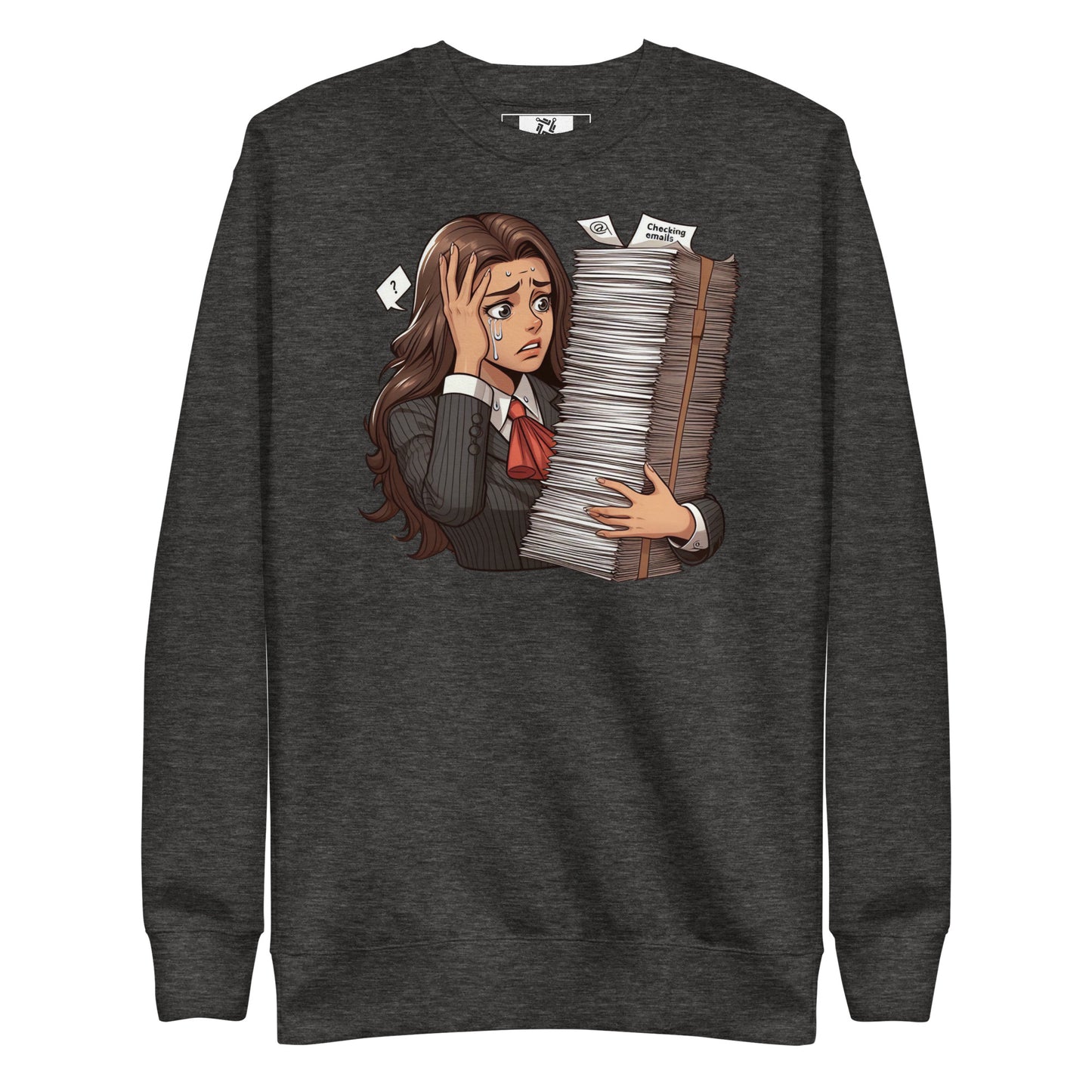 Checking Emails Sweatshirt - Dark