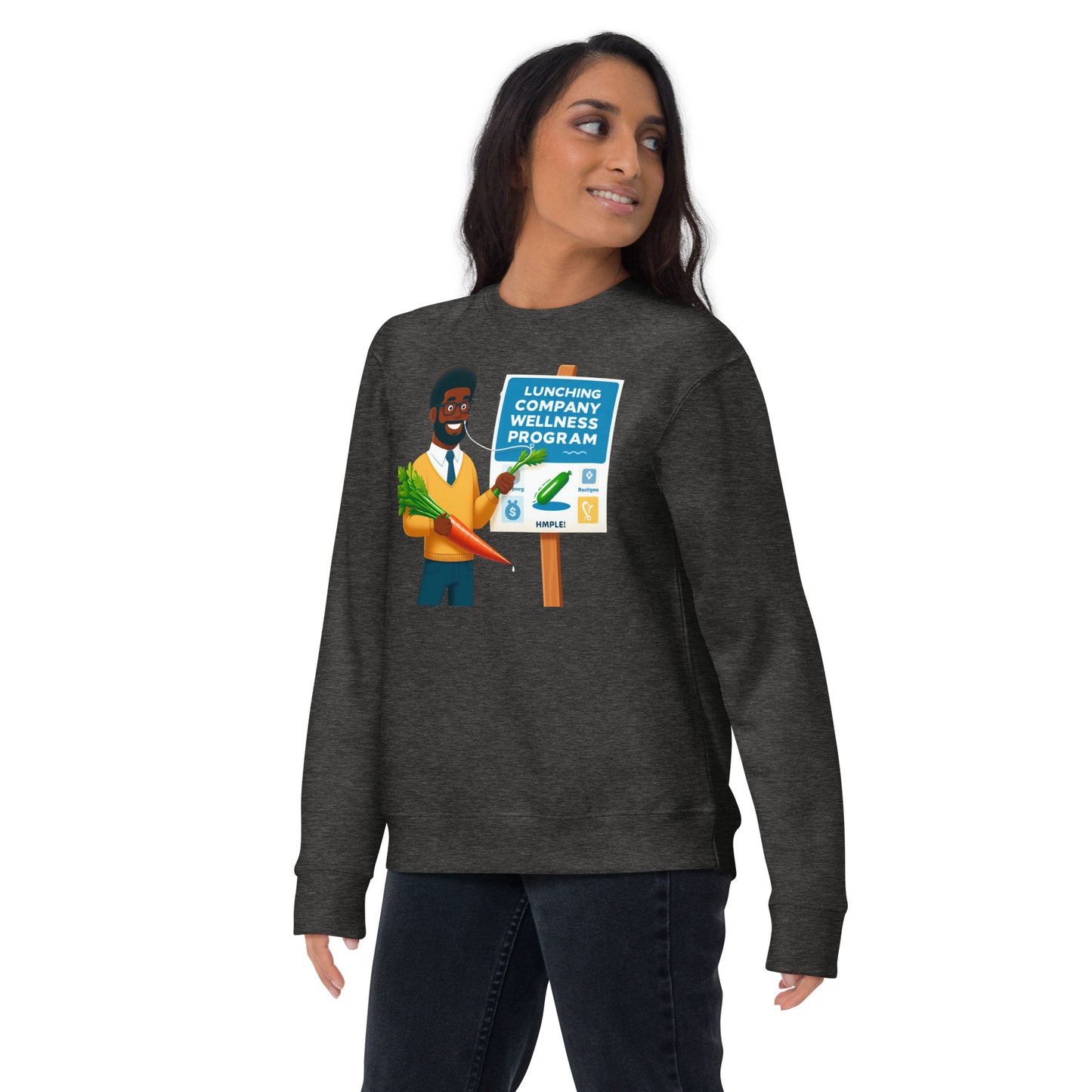 Company Wellness Program Sweatshirt - Dark