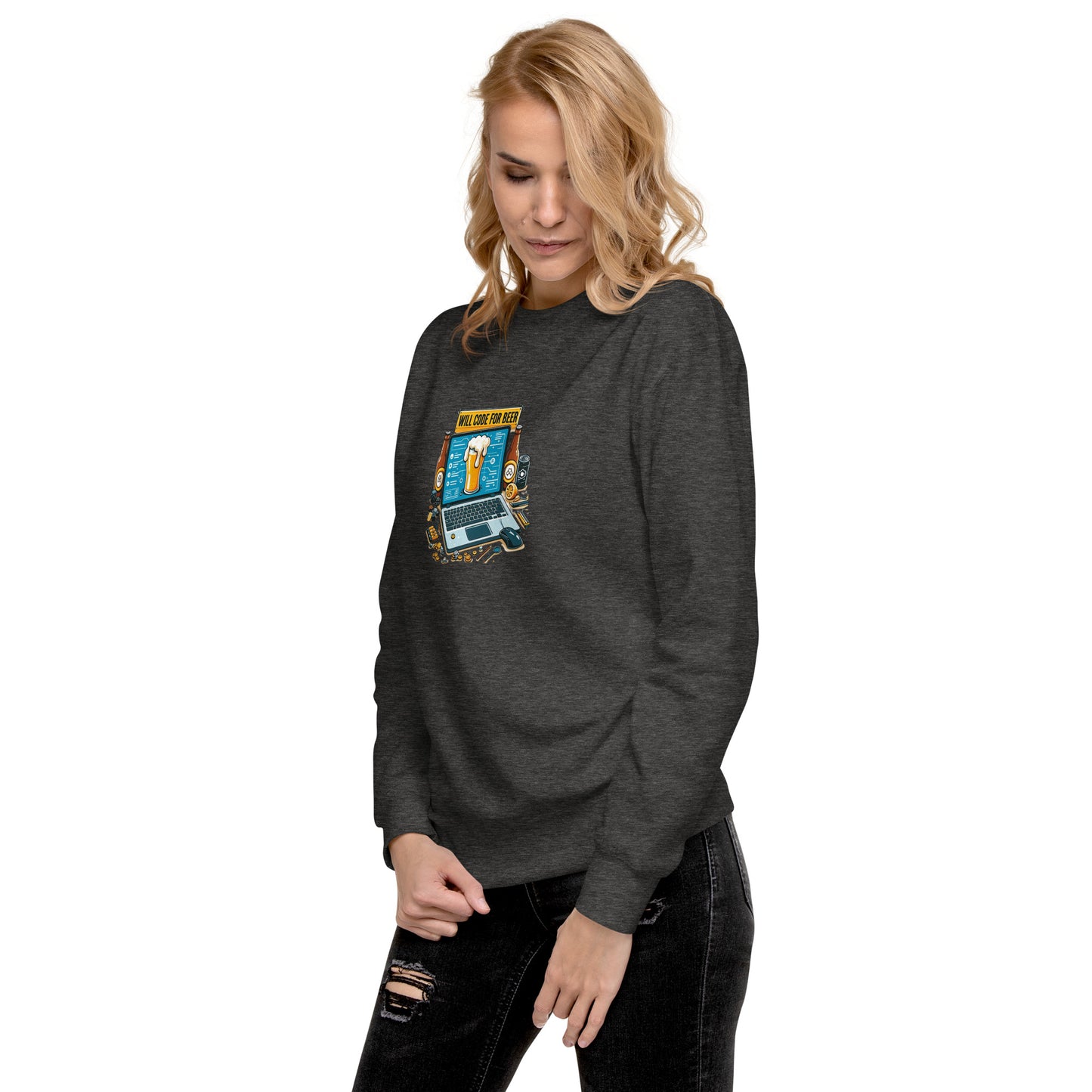 Code For Beer Sweatshirt - Dark